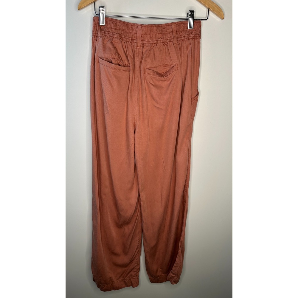 Madewell The Neale Straight Leg Pant Drapeweave Dried Rose NI613 Women's Size 2 - Picture 8 of 16
